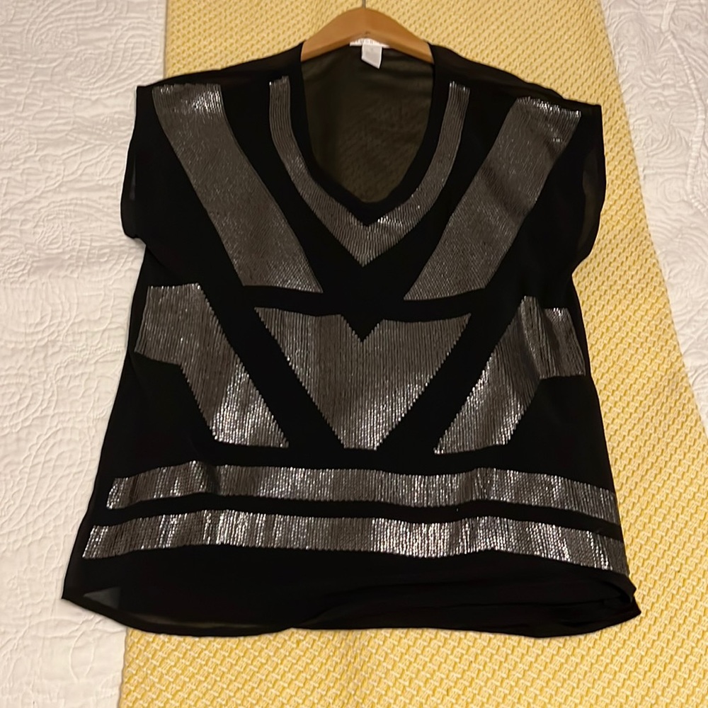 NWOT - Womens After 5 - Top - shimmer details